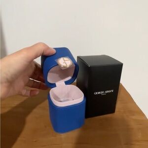 🦁GIORGIO ARMANI VANITY/ TRAVEL CASE FOR A 50 ML. SIZE BOTTLE.